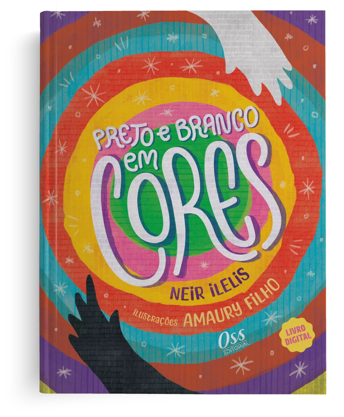 Preto e branco em cores